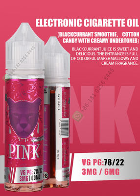 3mg Pink Vape Juice E - Doğal Malzemeler Meyve Aromalı Elektronik Sigara Kalemi İçin Sıvı