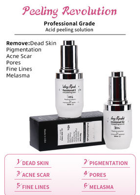 Profesyonel Kalite Asit Peeling Solüsyonu Yüz Peeling için Sıvı Set
