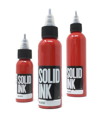 Katı Doğal Vegan Dövme Mürekkebi Kan Saf Kalıcı Makyaj Pigmenti 30ML 60ML 120ML 260ML