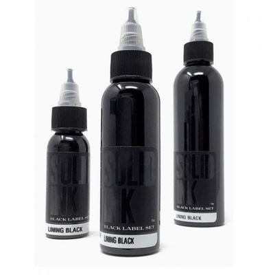 Astar Siyah Gövde Katı Mürekkep Dövme Mürekkebi Geçici Saf Pigment 120ML 260ML