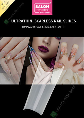 Gülümseme Şekli Mat Yanlış Nail İpuçları Yüksek Kalite Özel Tırnak Yarım İpuçları Nail Art Salon için Manikür Ucu