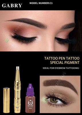 Kalıcı Makyaj Dövme Tabancası Makinesi Kiti Kaş İçin Elektrikli Microblading