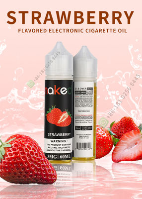 E-Sıvı E-Suyu Yüksek Kaliteli Çilek Lezzet E-Sigara Vaping Sıvı 60 ml Saf Ve Güvenli