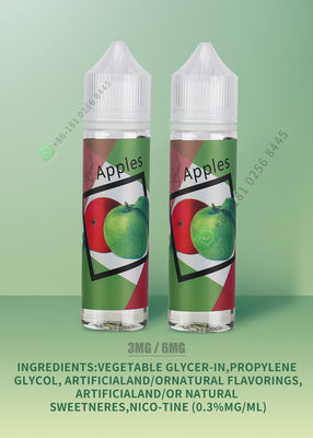 FCC 3mg 6mg E-Sıvı Vape Suyu Vaping Sıvısı 24 Ay Raf Ömrü