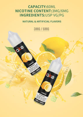 30pg 30ml E Sigara Vaping Likit Limon Aroması Özelleştirme