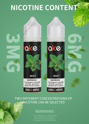 E Sigara İçin Nane Aromalı Vaping Suyu Likit% 99.9 Saflık