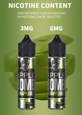 MSDS Sertifikası ile VGOD Vape Suyu E-Sıvı 5mg 6mg Nikotin Tuz Vape Sıvı E-Suyu