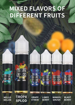 TROPX Xplod E-Juice E Çiğ Vaping Likit E-Sıvı Portakal Aroması Özelleştirme