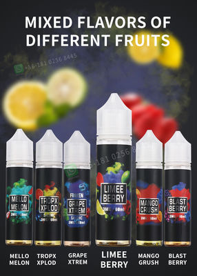 Özelleştirme 60ml Vape Suyu E Kalem İçin Sıvı Nikotin Tuzu