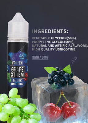 OEM 2.029OZ Vape Suyu 6mg 11mg 12mg Nikotin Malzemesi FCC