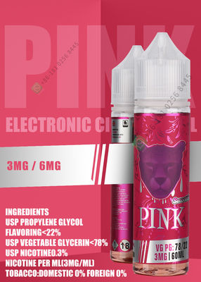 30ml 60ml Vape Suyu Nic Salt Nikotin Gücü 3mg 6mg