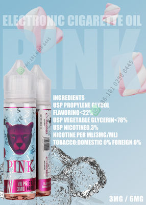 Çeşitli Malzemeler ile Tütün Aromalı 12mg Nic Salt Vape Suyu