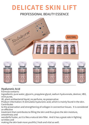 OEM Anti-Aging Yüz Serumu Satırları C Vitamini Hyaluronik Asit Yüz Beyazlama Serumu