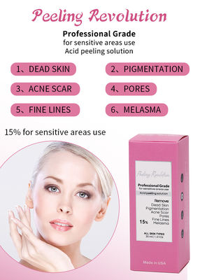 30ml Cilt Peeling Serumu / Profesyonel Sınıflı Sıvı Yüz Cilt Peeling Çözümü