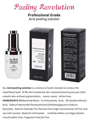 Profesyonel Kalite Asit Peeling Solüsyonu Yüz Peeling için Sıvı Set