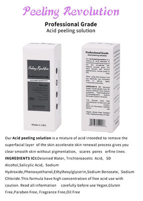 Profesyonel Kalite Yüz Peeling Serumu, Deri Peeling Çözümü için