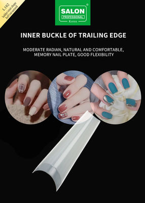 Yarım Kapak İpuçları Dikişsiz Manikür Aksesuar Kiti Ultra İnce Tırnak Uzantıları DIY Tırnak Sanatı