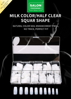 500pcs/Box ABS Salon Profesyonel sahte tırnaklar DIY tırnak sanatı için