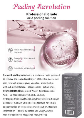 Peeling Serumu Deri Peeling Solüsyonu Akne Çıkartıcı Deri Bakımı Deri Peeling 30ml