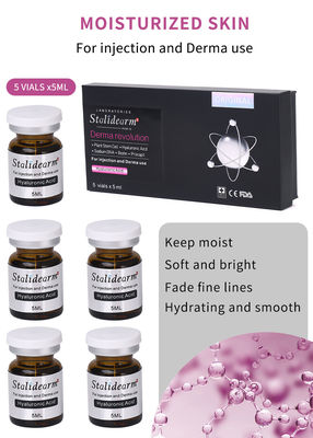 5 ml* 5 şişe Deri Güçlendirici Hyaluronik Asit Serum Enjeksiyonu Parlaklaştırma ve Hidrasyon İçin