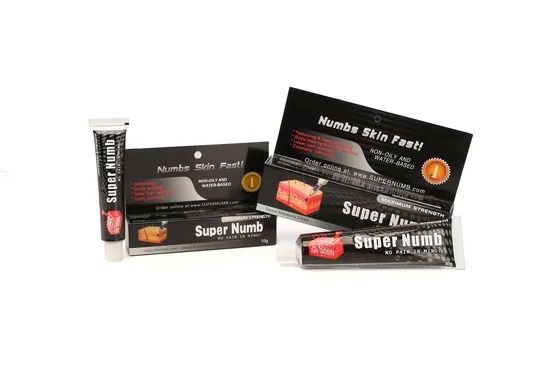 Super Numb Tattoo Numbing Cream 10g 30g Mikroblading için kaliteli vücut dövmesi Lido-Caine merhem