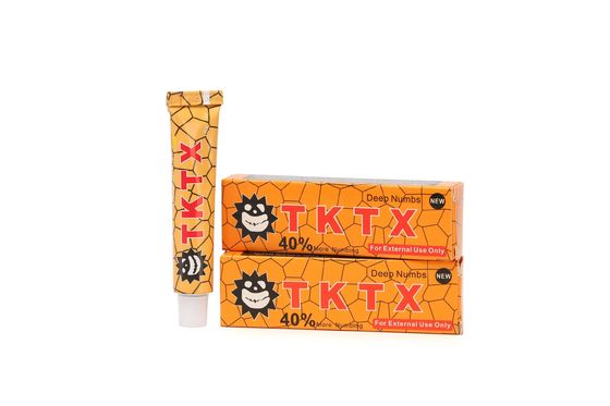 TKTX Numbing Cream 75% Numb Su bazlı ağrısız dövme ve yarı kalıcı makyaj için yağsız anestezi kremi