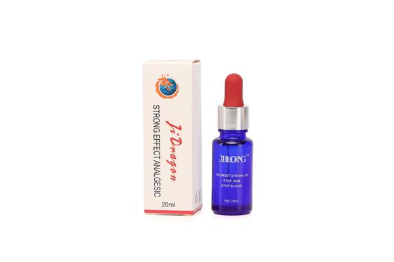 Jilong Hızlı Etkili Dövme Uyuşturucu Çözeltisi 20ml/şişe Ağrı Giderici Kanama Durdurur ve Alerjiyi Önler
