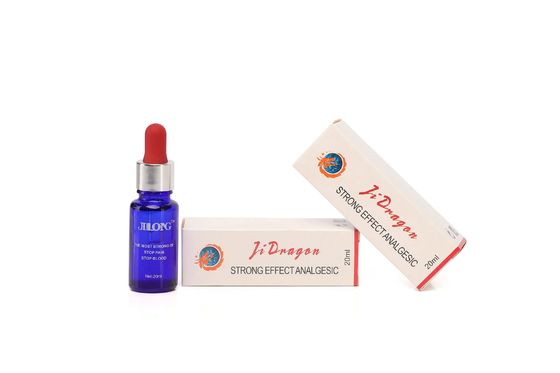 Jilong Hızlı Etkili Dövme Uyuşturucu Çözeltisi 20ml/şişe Ağrı Giderici Kanama Durdurur ve Alerjiyi Önler