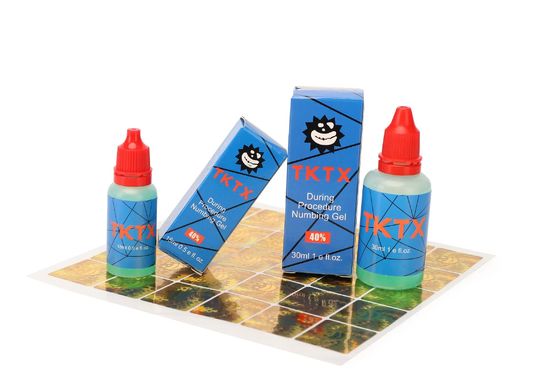 TKTX Numbing Gel 15ml Hızlı Eylemli Mavi Gel % 9 Lidocaine Ağrı Kolaylaştırıcı