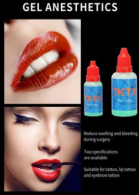TKTX Numbing Gel 15ml Hızlı Eylemli Mavi Gel % 9 Lidocaine Ağrı Kolaylaştırıcı