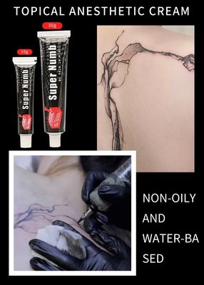Super Numb Tattoo Numbing Cream 10g 30g Mikroblading için kaliteli vücut dövmesi Lido-Caine merhem