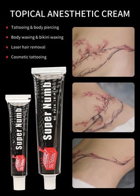 Super Numb Tattoo Numbing Cream 10g 30g Mikroblading için kaliteli vücut dövmesi Lido-Caine merhem