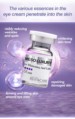 Private Label Kırışıklık Karşıtı Meso Serum Microneedling 6pcs / Set Koyu Halkayı Kaldır Göz Kırışıklık Serumu