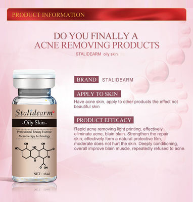 Yağlı Ciltler İçin Organik Bitkisel Serum Anti Akne Özelleştirilmiş Etiket Dermapen Yüz Özü