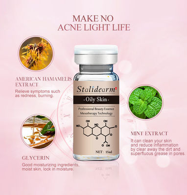 Mikroneedle Serum Mesoterapi Ance Tedavisi Akne Karşıtı Özel Etiket Dermal Pen Yüz Esansı Yağlı Cilt için