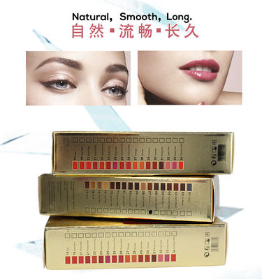 34 Renk Kalıcı Makyaj Pigmenti PMU Dövme Dudak Microblading Pigment Mürekkebi