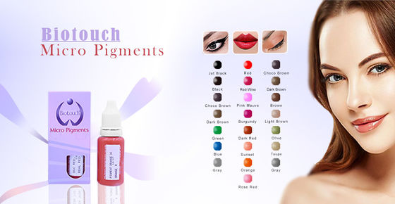 Biotouch Mikro Pigment Dövme Mürekkebi Çikolata Kahverengi 1/2 Oz Kaş Dudak Dövme Kalıcı Makyaj Pigmenti