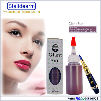 GIANT SUN Yarı Kalıcı Makyaj Pigmenti / Orijinal Dövme Mürekkebi 20ml Kaş Dudak Dövmesi için