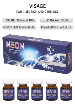 Yaşlanma Karşıtı Besleyici Güvenli Doğal Etki için Visage Meso Terapi Serum Cilt Bakım Özü Seti Enjeksiyon