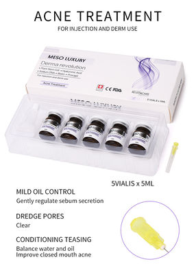 MESO LUXURY Enjeksiyon Mesoterapi Çözümü Ekzozomlar Serum Kırmızı Lekeler Cilt Akne Tedavisi