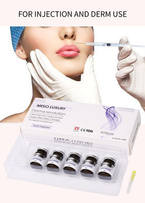 MESO LUXURY Enjeksiyon Mesoterapi Çözümü Ekzozomlar Serum Kırmızı Lekeler Cilt Akne Tedavisi