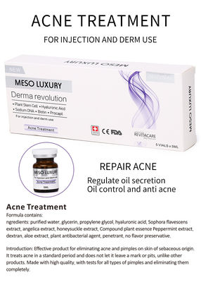MESO LUXURY Enjeksiyon Mesoterapi Çözümü Ekzozomlar Serum Kırmızı Lekeler Cilt Akne Tedavisi