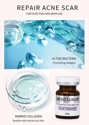 MESO LUXURY Enjeksiyon Mesoterapi Çözümü Ekzozomlar Serum Kırmızı Lekeler Cilt Akne Tedavisi