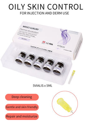 Yağ Kontrolü Cilt Dengesi Serumu Meso Lüks 24k Altın Peptid Serum Seti Özel Etiket OEM