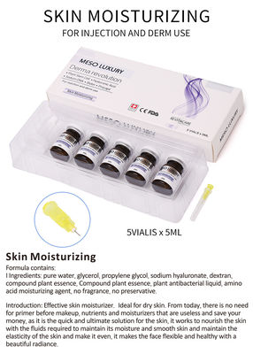 Yüz İçin Mezoterapi Cilt Nemlendirici Serum 5ml Şeffaf Hyaluronik Asit Serumu