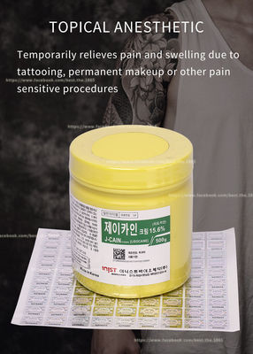 J Cain Kore 500G Numbing Cream OEM 15.6% 29.9% J Cain Lidocaine Cream For Microneedle