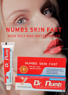 30g Numb Anestezik Krem / Dr Numb dövme Uyuşturma Kremi 3 Saatlik Kalıcı Etki