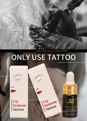 5ml Dudak Dövme Anestezik Solüsyon Sıvı Ağrısız 3 Saat Kalıcı Etkili Dövme Uyuşturma Sıvısı