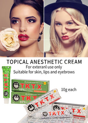 Lazer Epilasyon için Orijinal TKTX Sarı Uyuşturma Kremi 10g Microneedling