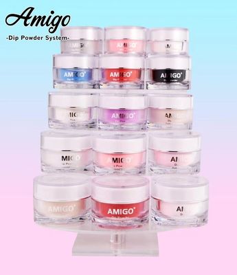 Amigo 10g Tırnak Dip Toz Kit Sistemi Akrilik Kolay Kalıplama 20 Renk